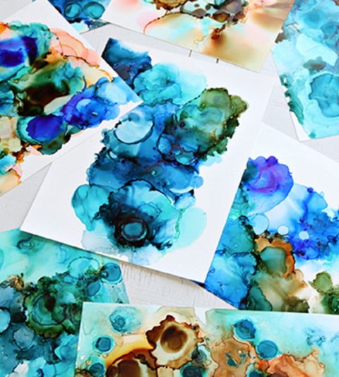 Alcohol Ink Art Class - Accommodation Broadbeach 0