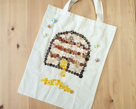 Create A Button Tote - Accommodation Broadbeach 0