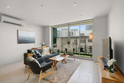 A River-side 2bdm Footscray Oasis + Parking - Accommodation Broadbeach 4