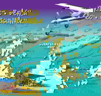 Scenic Flight - Great Barrier Reef Heart Reef Whitehaven Beach  Hill Inlet - Accommodation Broadbeach
