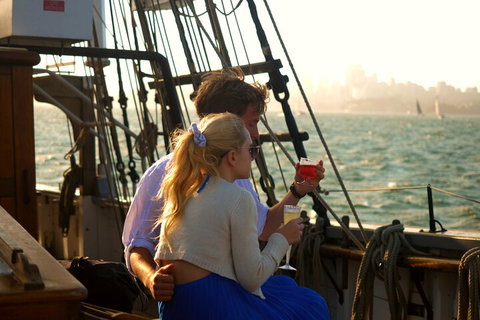Sydney Harbour Tall Ship Wine & Canapes Evening Cruise - Accommodation Broadbeach 1
